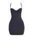 Robe Courte Sans Manches Motif/style Sculté Femme Noir Mars-2