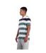 Mens Stripe Polo Shirt Bright White Canterbury-3