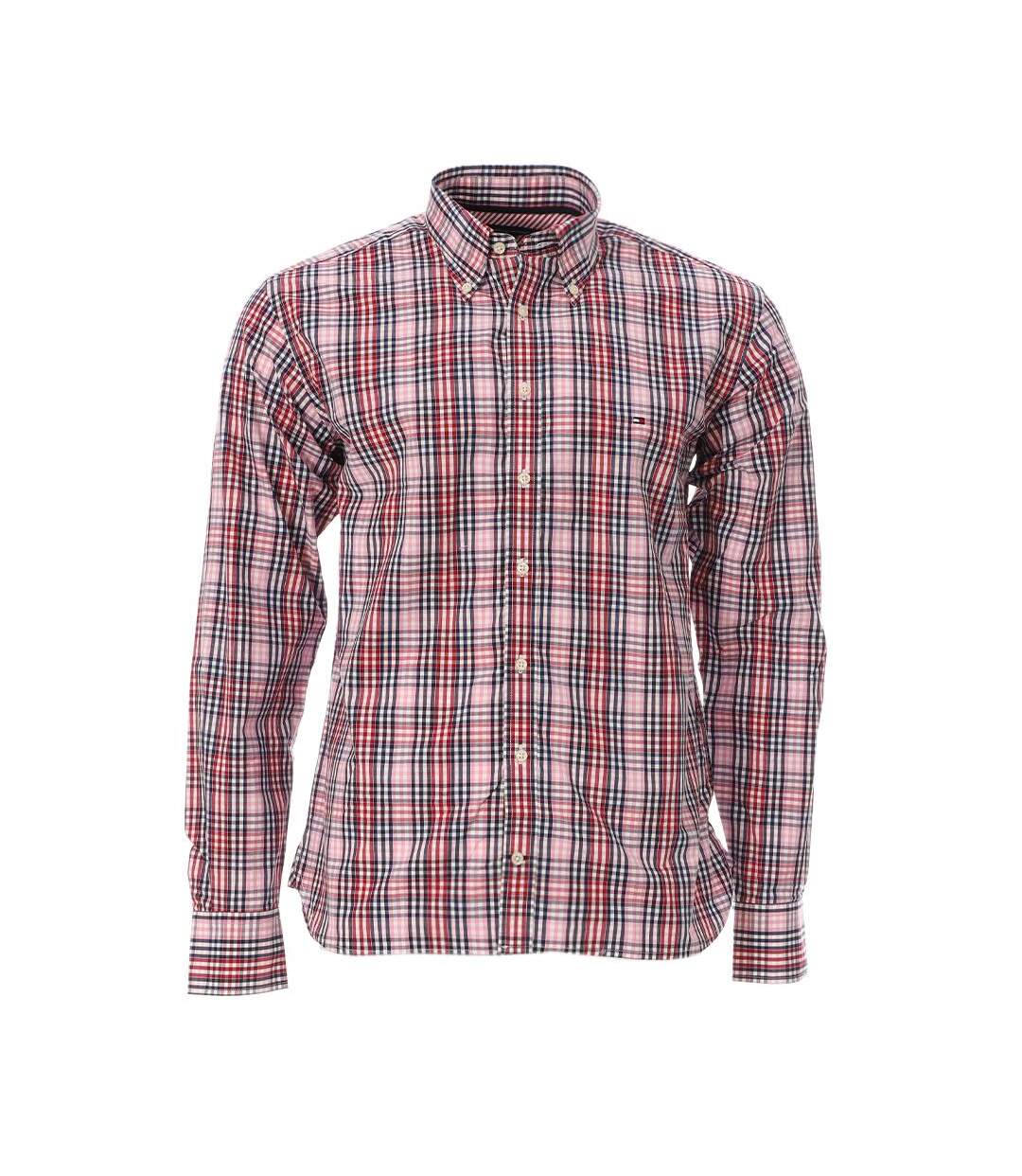 Chemise Marine/Rouge Homme Tommy Hilfiger Elliot - L-1