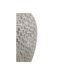 Vase Déco en Résine Wave 34cm Blanc-3