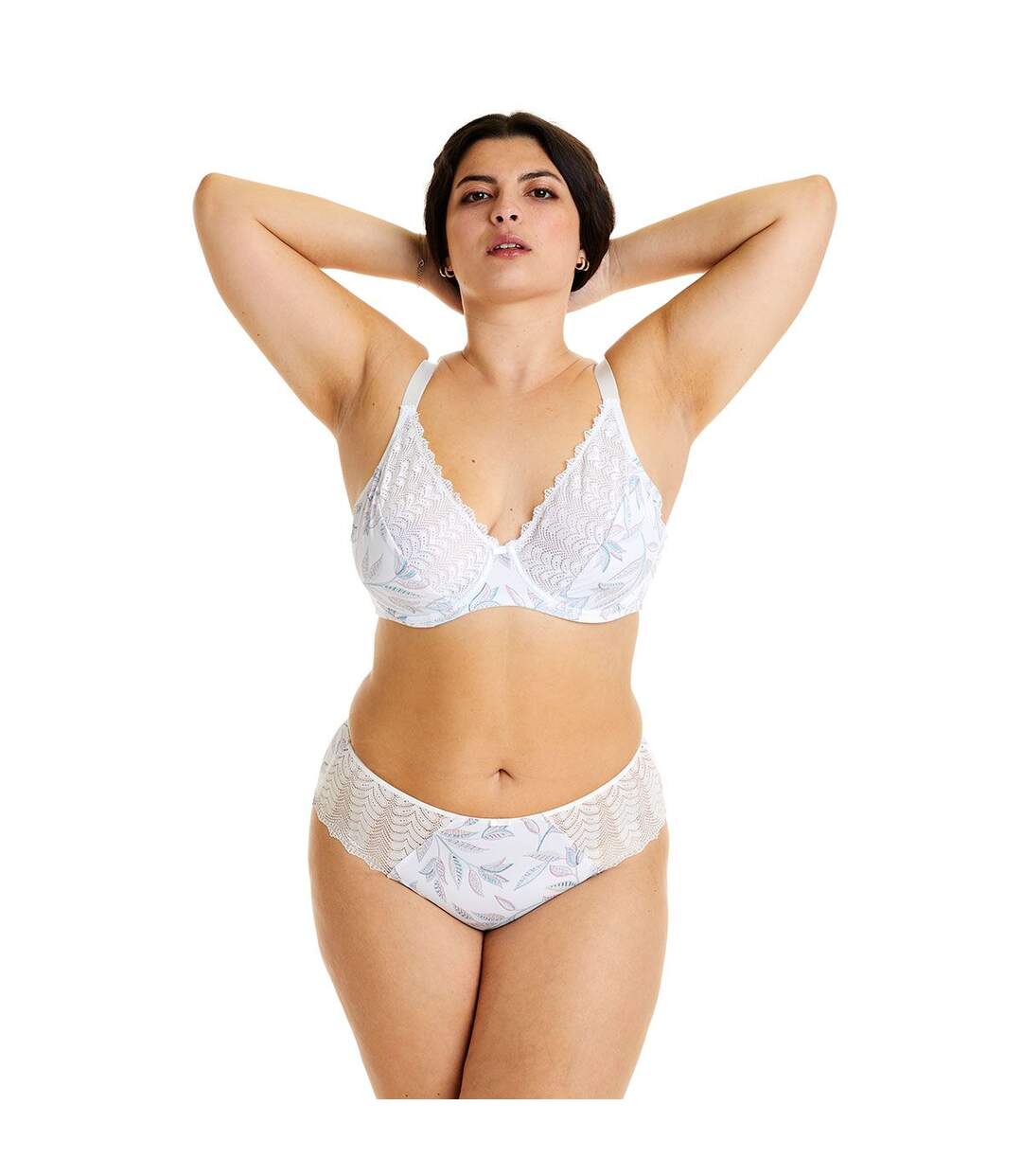 Soutien-gorge à armatures grand maintien blanc Index-3