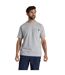 T-shirt wakefield workwear homme gris clair chiné Craghoppers-3