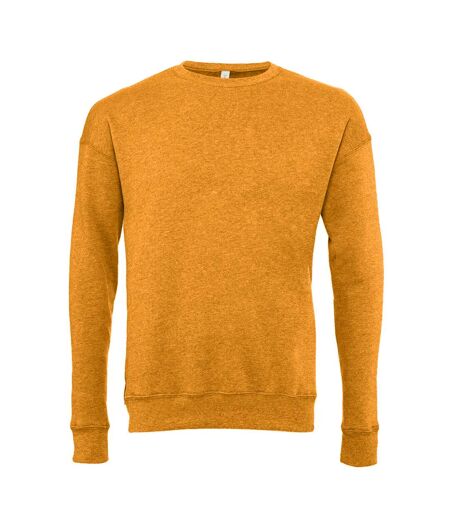 Sweatshirt Unisexe Jaune Foncé Chiné Bella + Canvas
