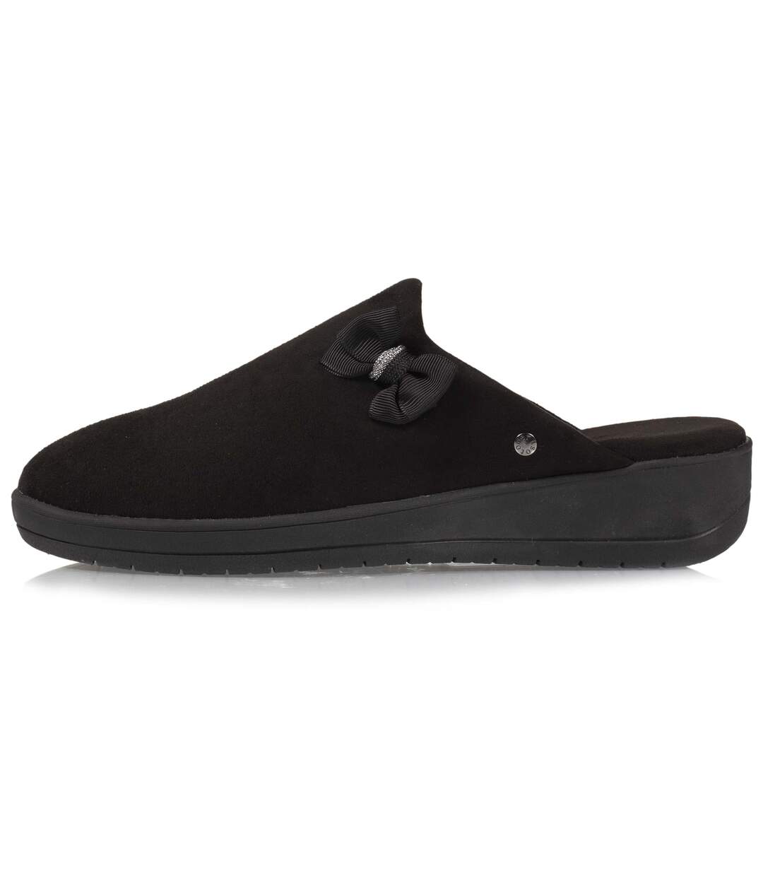 Isotoner Chaussons Mules femme petit talon de 4,5 cm-3