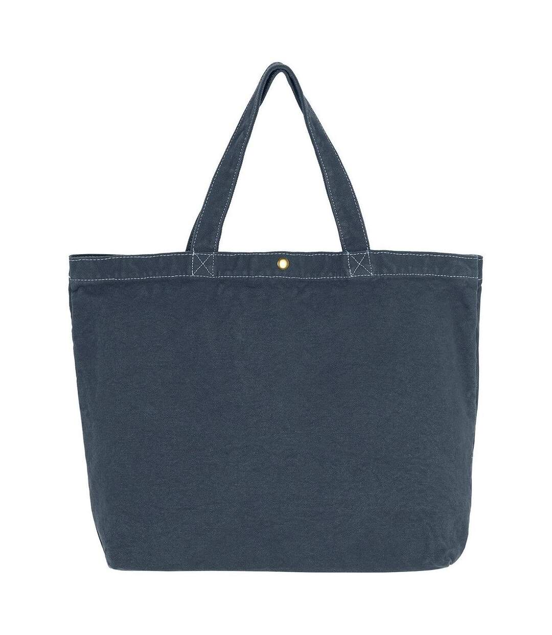 Grand sac cabas en toile - CA-4631 LCS - bleu denim-1