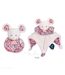 Doudou boule polyester collection LES PETITS FUTÉS Souris-5