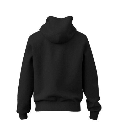 Sweat À Capuche Manches Longues Motif/style Logo Rectangulaire Homme Noir Diesel