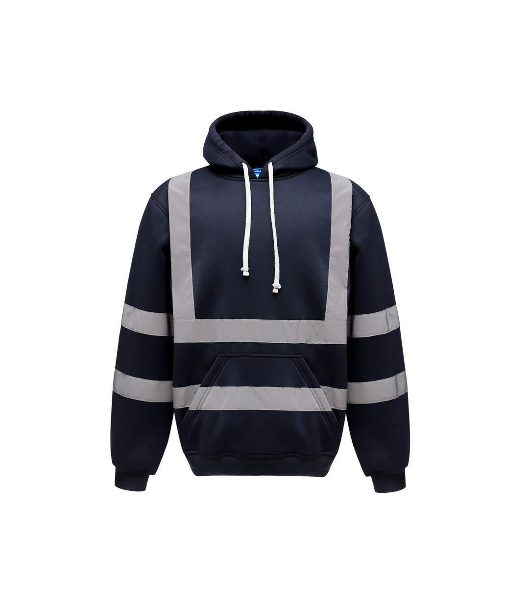 Yoko - Sweatshirt à capuche haute visibilité (Bleu marine) - UTBC3938