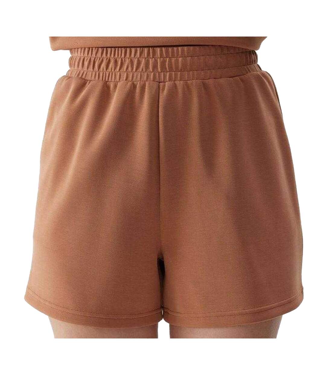 Short F324 Femme Marron 4F-2