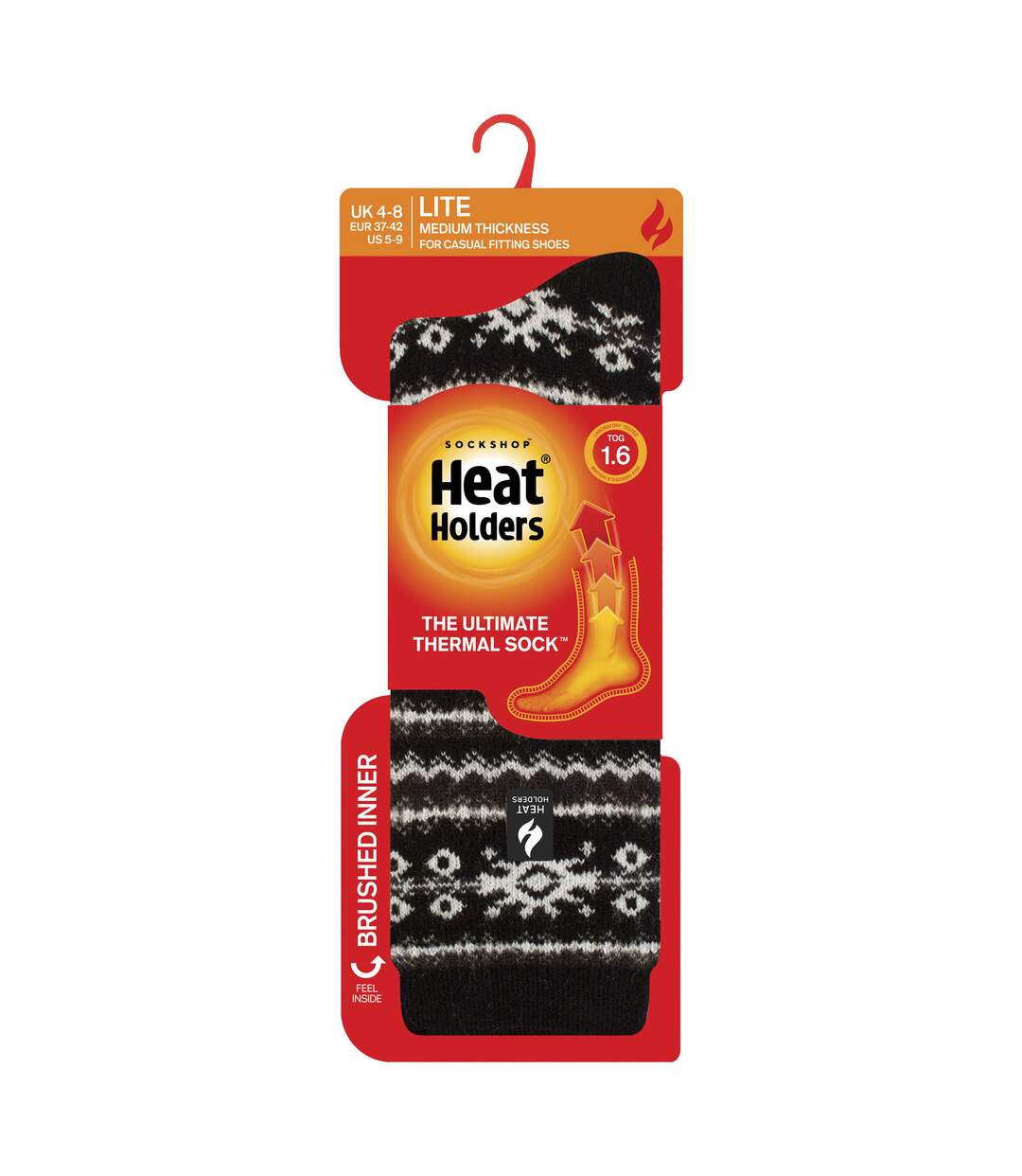 Ladies Thermal Lite Patterned Socks for Winter-2