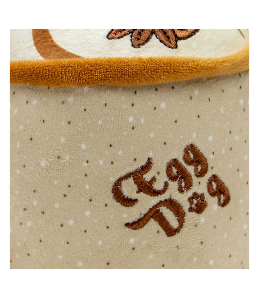 Egg dog christmas plush dog toy one size beige/brown Ancol-2