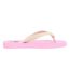 Womens/ladies Logo Flip Flops Pink Tommy Jeans-1