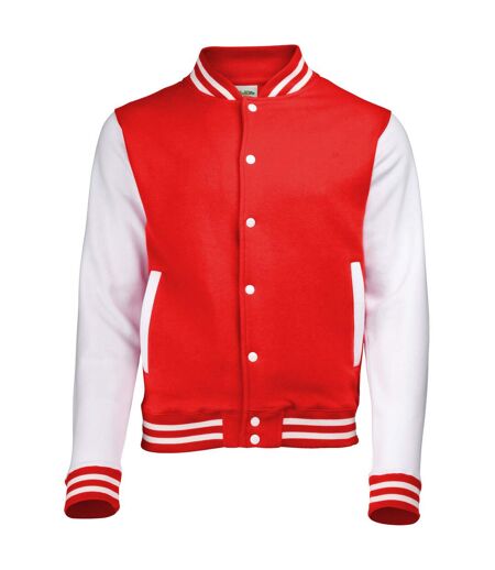 Veste hommes rouge /blanc Awdis