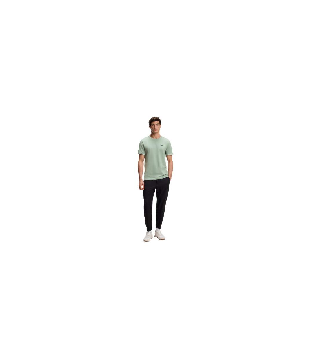 T-shirt Hbg Taul Homme Vert Boss-2