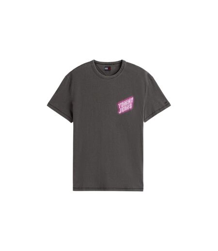 T-shirt Motif/style Enseigne Néon Homme Noir Tommy Jeans