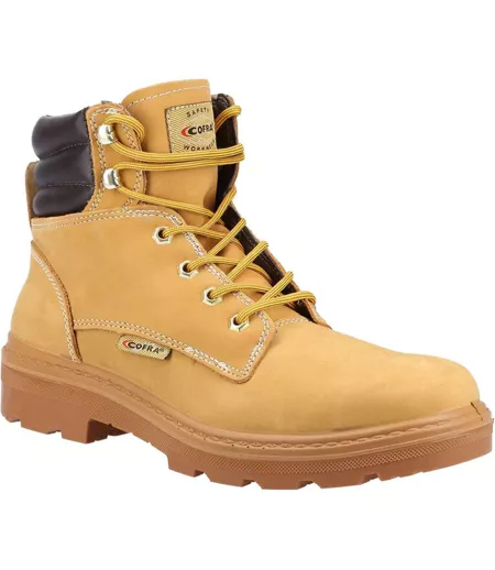 Bottes De Sécurité En Cuir Kaibab Adultes Unisexes Jaune Cofra