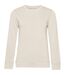 Sweat Organic Inspire Femme Blanc Cassé B&C-1