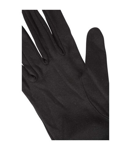 Mountain Warehouse Unisex Adult Silk Gloves (Black) - UTMW1057