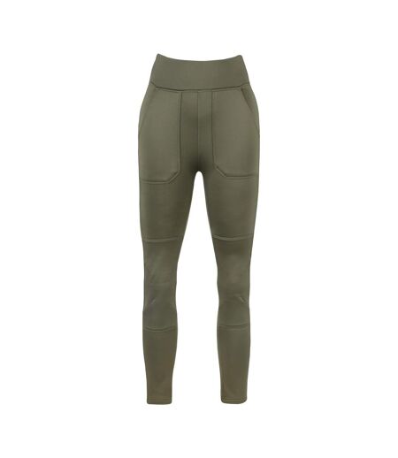 Womens/ladies Utility Leggings Olive Jack Pyke