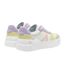 Womens/ladies l002 evo trainers white/pink Lacoste-2