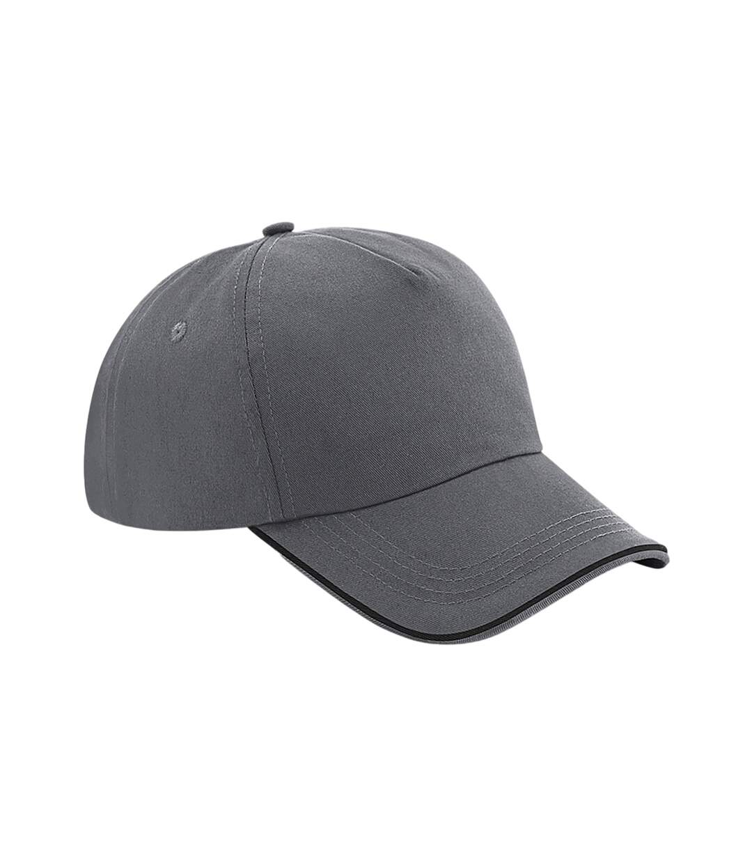 Casquette authentic gris/noir Beechfield-1