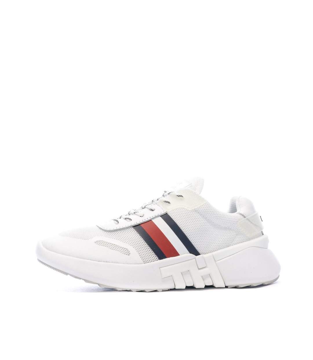 Baskets blanches femme tommy hilfiger sporty-1