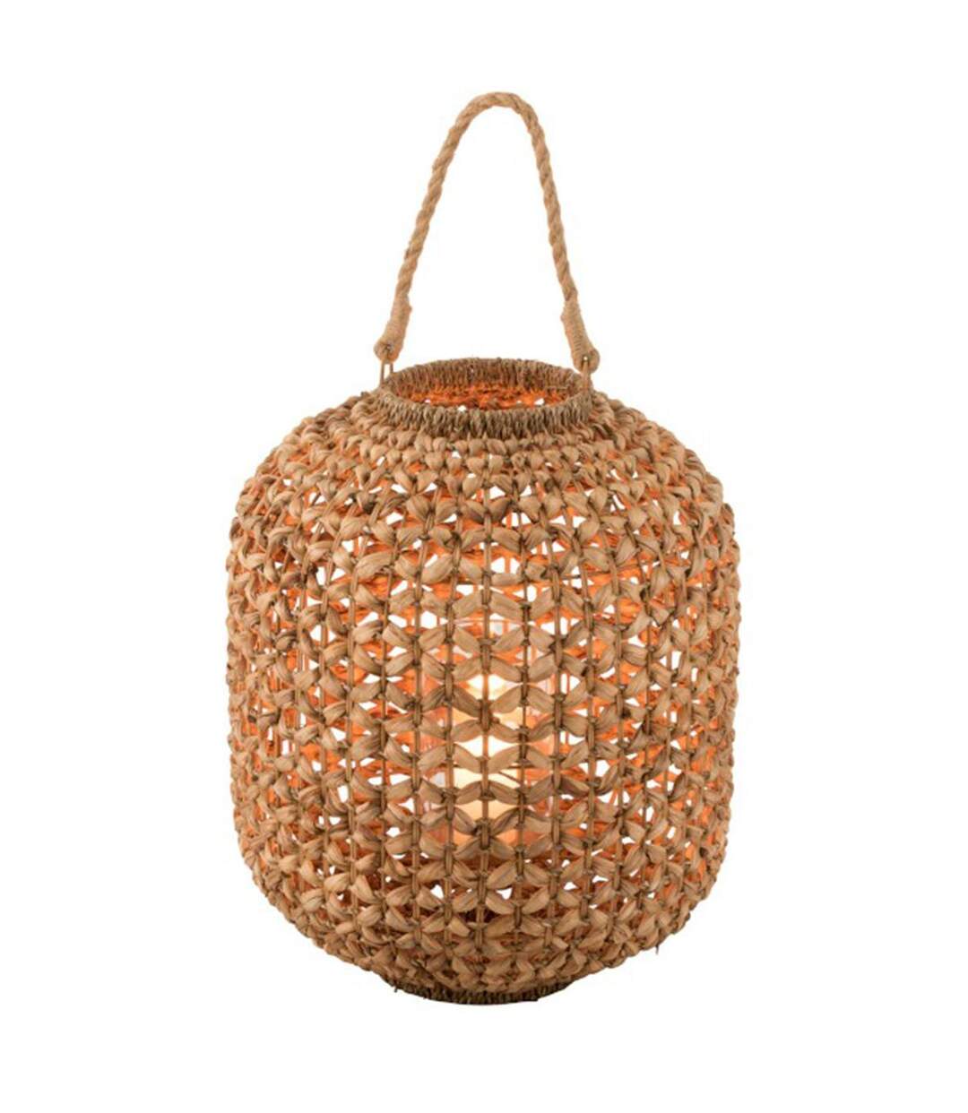 Lanterne Ronde Déco Lena 45cm Naturel-2