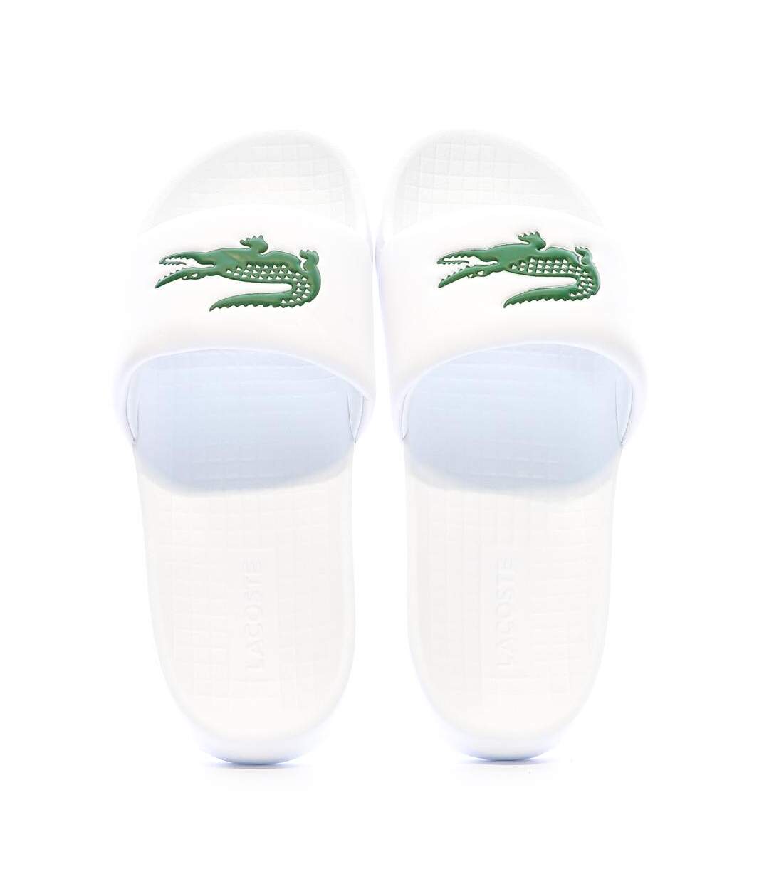 Claquettes Blanches Homme Lacoste Serve - 39.5-3