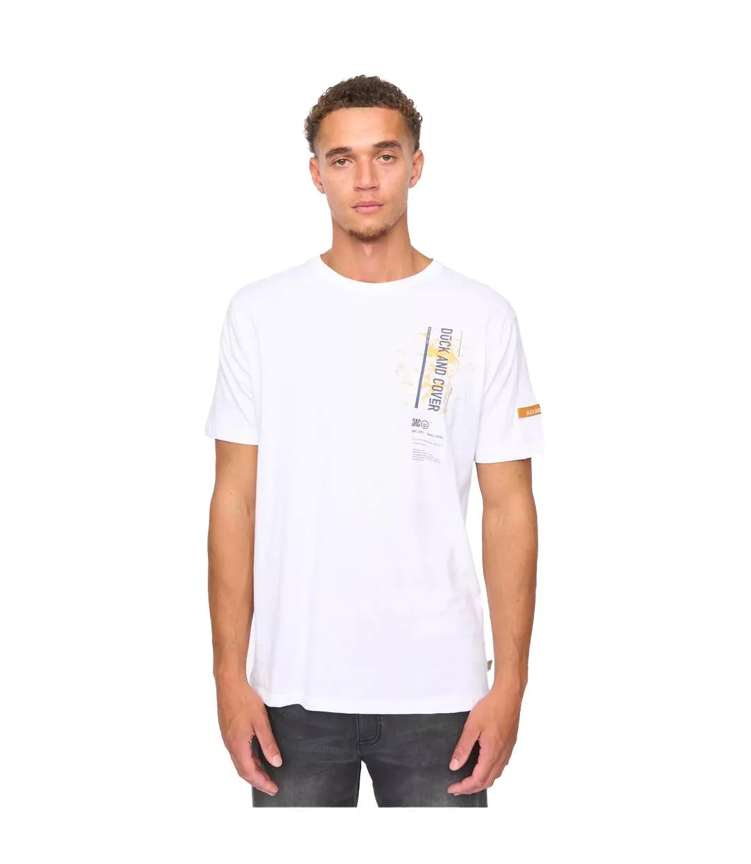 Mens Protonz T-shirt White Duck And Cover-2