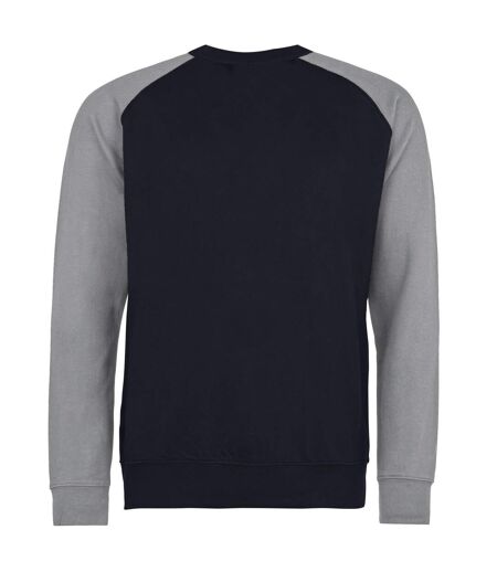 AWDis - Sweatshirt de baseball - Homme (Bleu marine/Gris) - UTRW3929