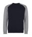 AWDis - Sweatshirt de baseball - Homme (Bleu marine/Gris) - UTRW3929