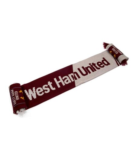 West Ham United FC VT Scarf (Claret/White) (One Size) - UTTA2278