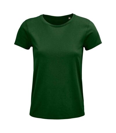 SOLS Womens/Ladies Crusader Organic T-Shirt (Bottle Green) - UTPC4842