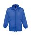 Unisex adult surf windbreaker royal blue SOLS-1