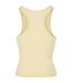 Débardeur Femme Jaune Pâle Build Your Brand-2