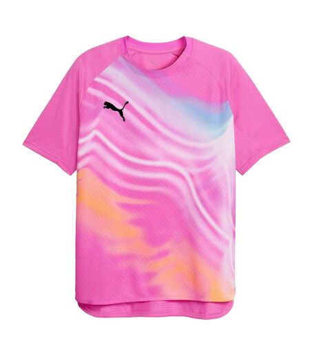 Mens Liga Lightspeed T-shirt Pink Black Puma