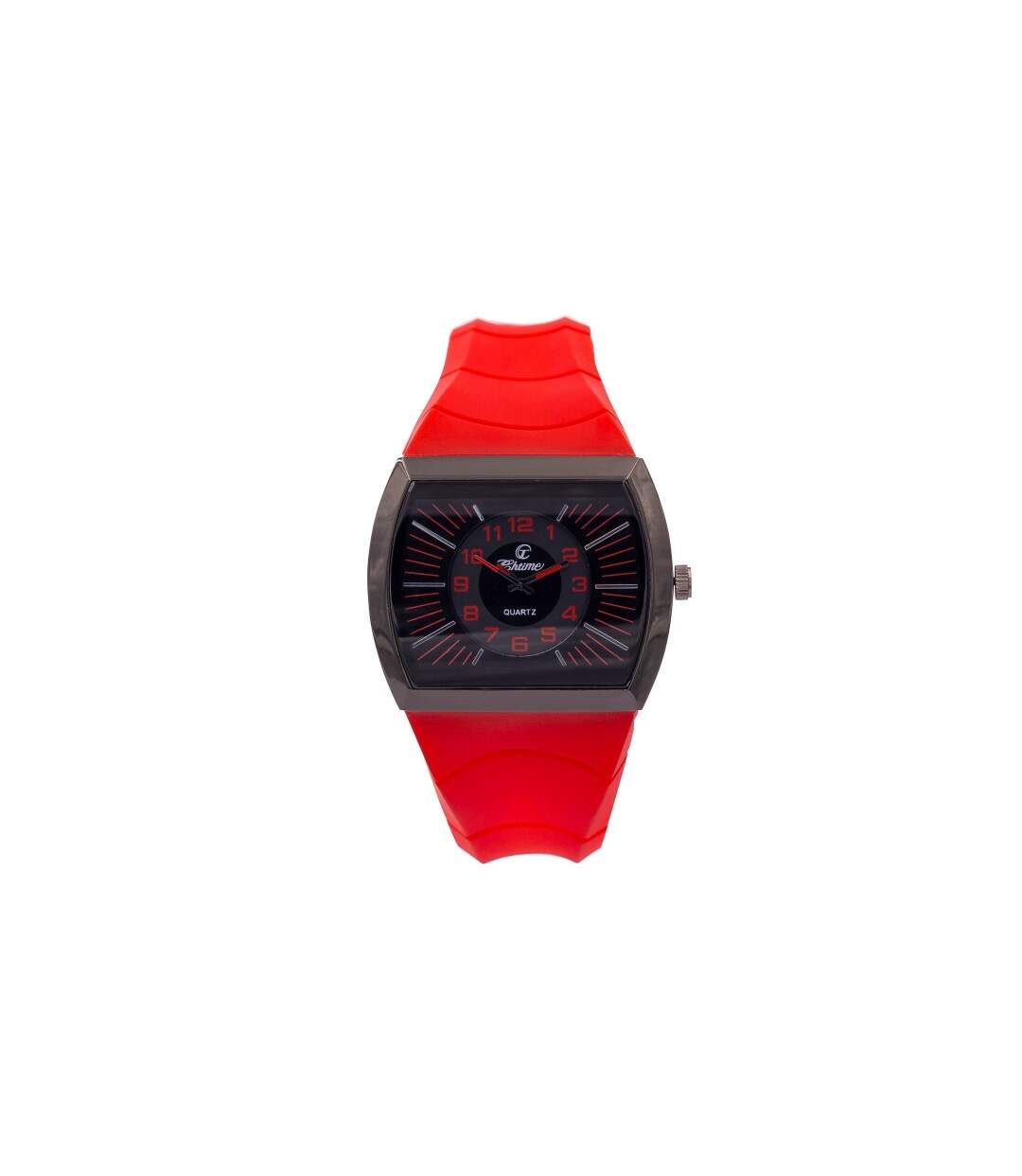 Votre Montre pour Homme Silicone Rouge CHTIME