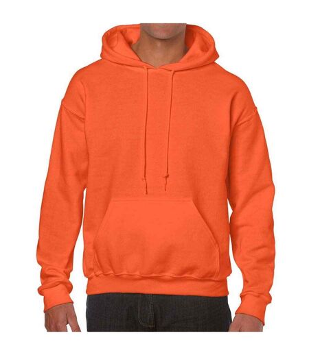 Unisex adult heavy blend hoodie orange Gildan