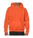 Unisex adult heavy blend hoodie orange Gildan