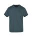 T-shirt Basique À Col Rond Pour Hommes Vert Bouteille Build Your Brand-1