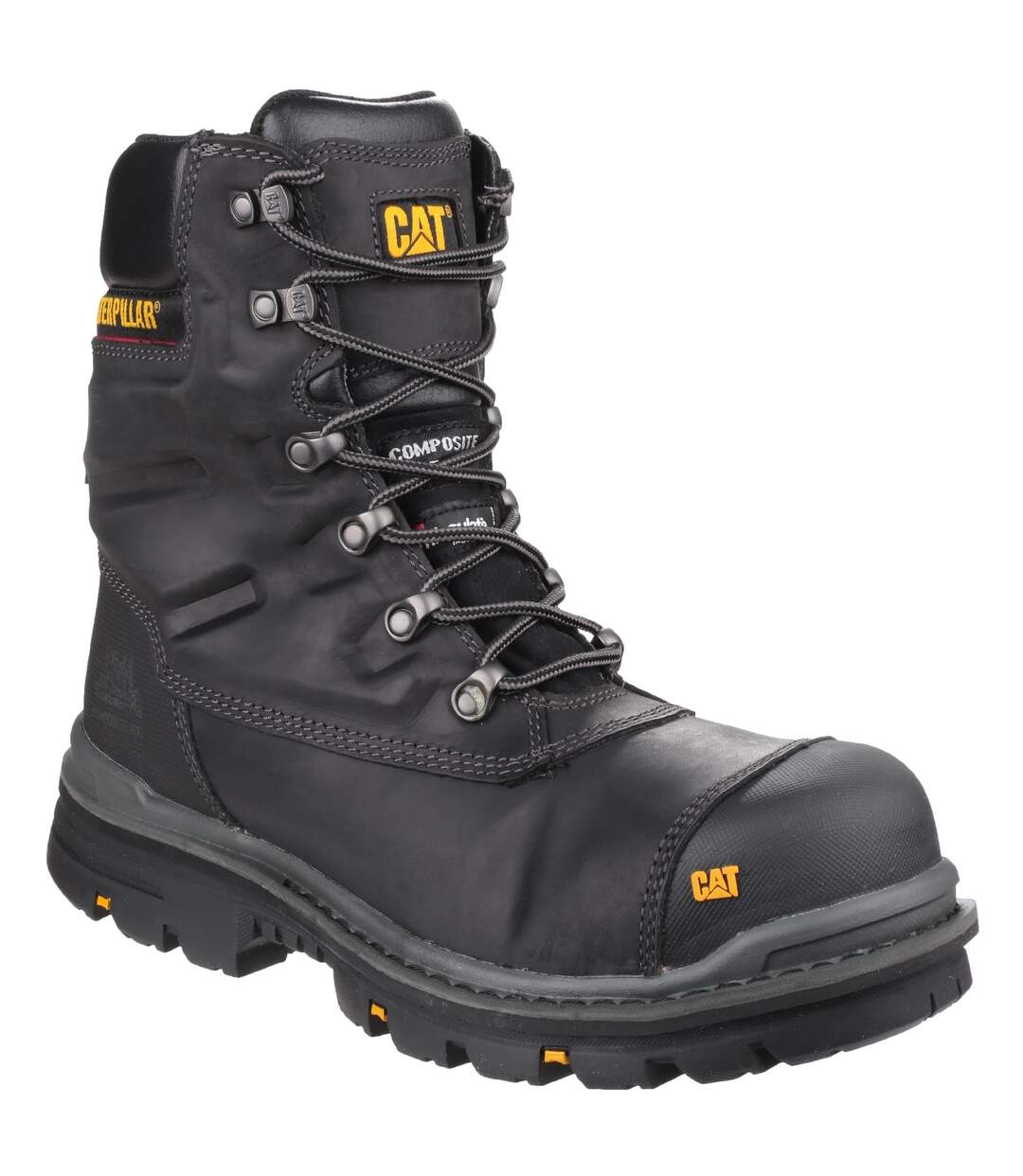 Adults premier waterproof composite work boots black Caterpillar-1