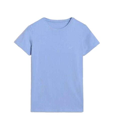 T-shirt Wmm00ttshf225 Femme Bleu 4F