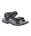 Womens/ladies foxcote sandals grey/turquoise Cotswold