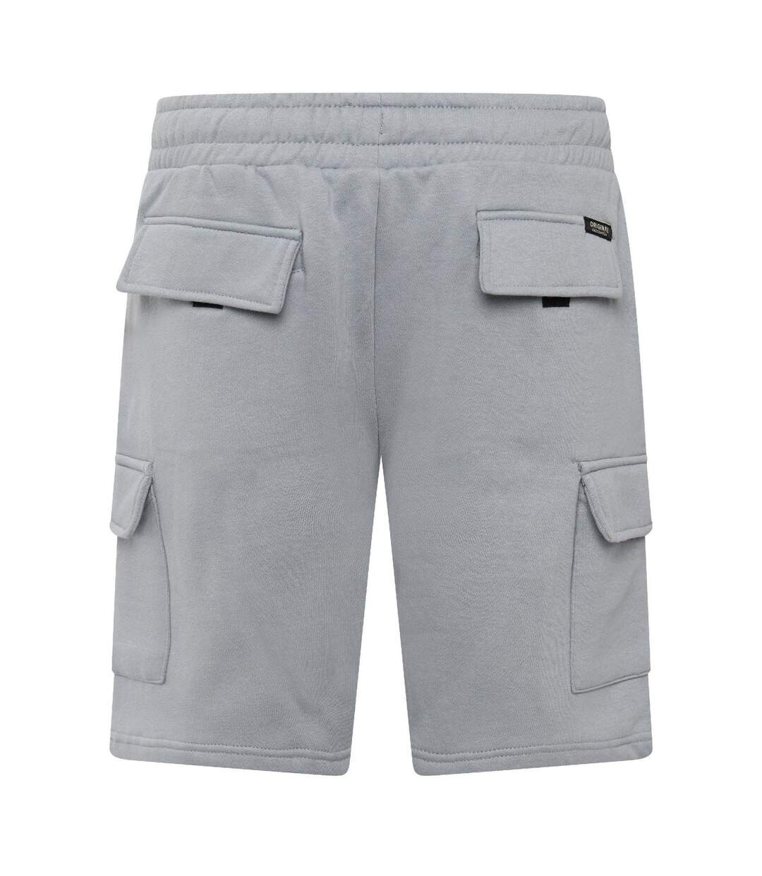 Short À Poches Bardon Homme Bleu Gris Foncé Crosshatch-3