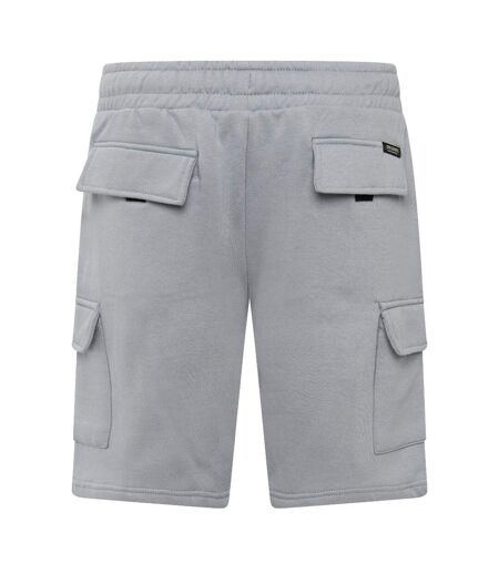 Short À Poches Bardon Homme Bleu Gris Foncé Crosshatch
