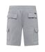 Short À Poches Bardon Homme Bleu Gris Foncé Crosshatch-3