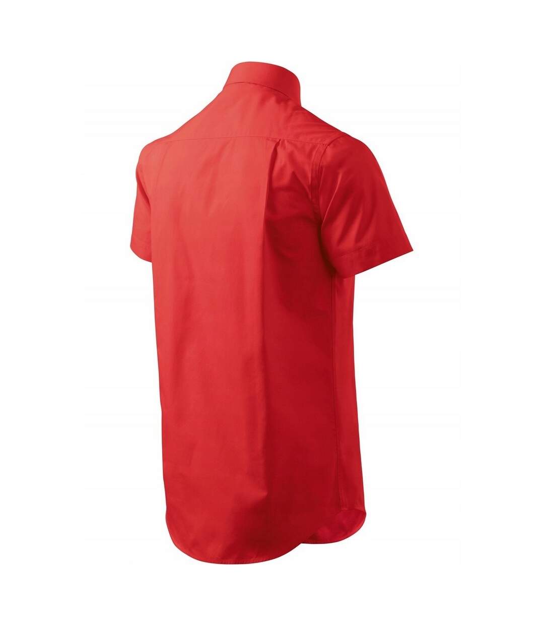 Chemise Motif/style Uni Chic Homme Rouge Malfini-4