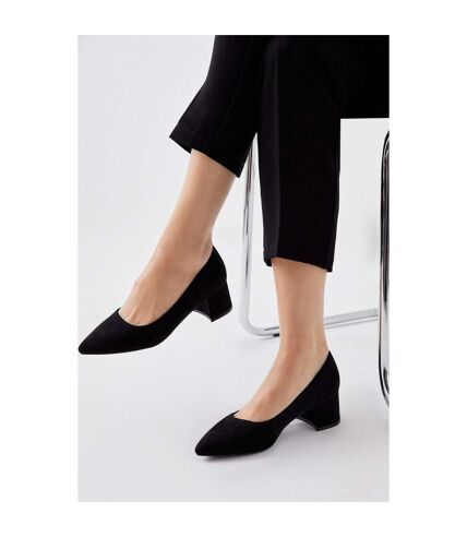 Dorothy Perkins Womens/Ladies Dollie Pointed Block Heel Court Shoes (Gray) - UTDP4367