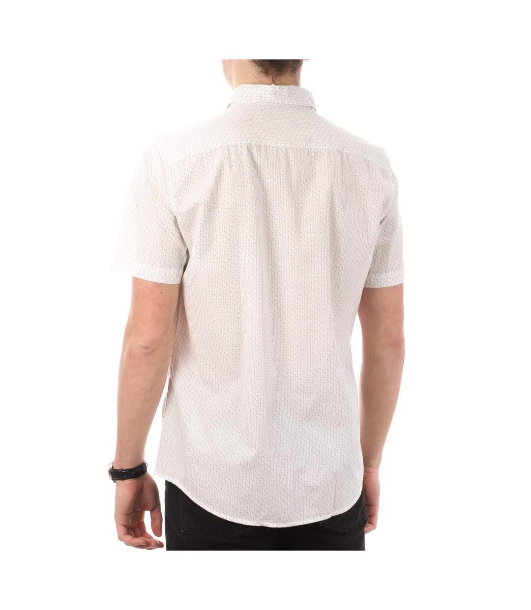 Chemisette Manches Courtes Blanche Homme TBS - L-2