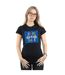Disney T-shirt coton Chip N Dale bleu à armature, Femme/Ladies (Noir) - UTBI32012-2